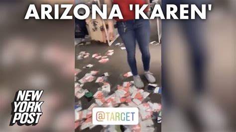 Arizona 'Karen' with ',000 Rolex' trashes face mask display in 